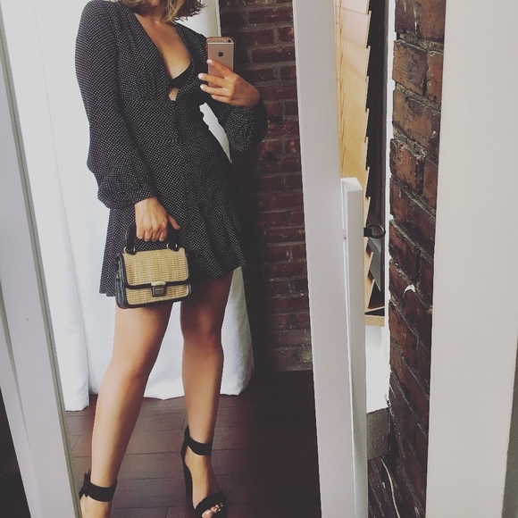 ✨Briella Black Faux Suede Ankle Strap Heel - Picture 7 of 8